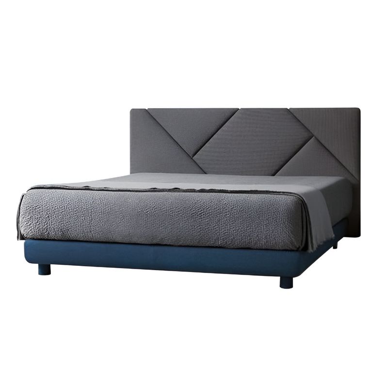 HOGAR & SPACIOS - HYS DORMITORIO 2 PLZ ANABELA GRIS OSCURO