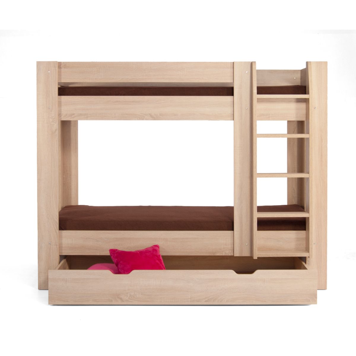 HOGAR & SPACIOS - HYS CAMAROTE 2 PLZ CON CAMA NIDO TERUEL MARRON