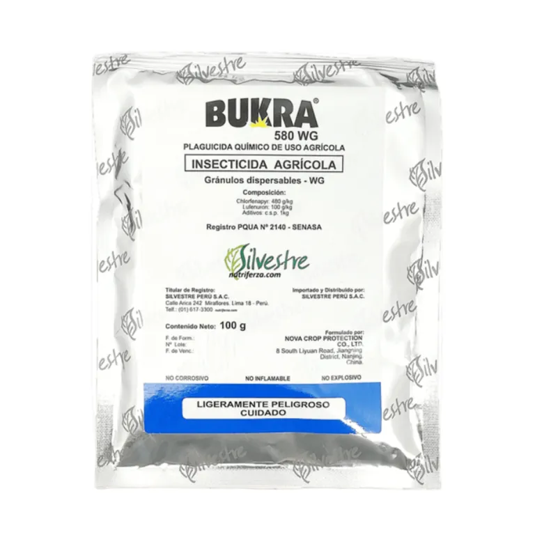 BUKRA 580 WG 100gr INSECTICIDA AGRÍCOLA | Sodimac Perú