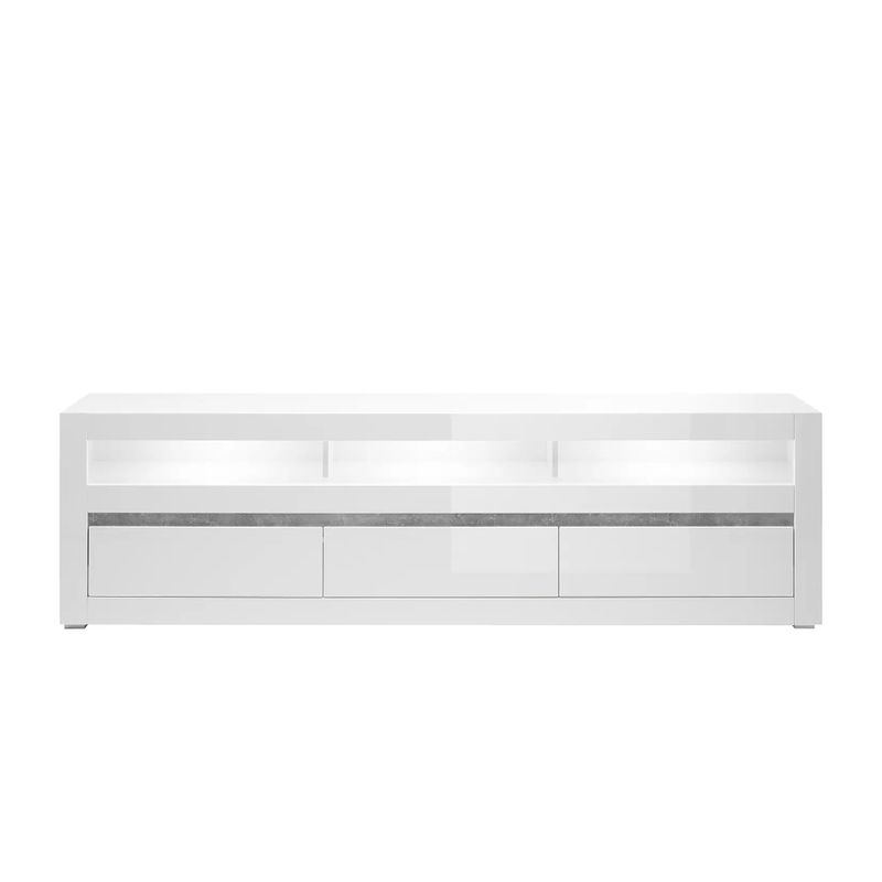 HOGAR & SPACIOS - HYS CENTRO DE ENTRETENIMIENTO FLORINE HASTA 60 BLANCO