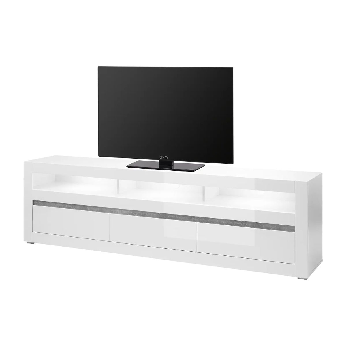 HOGAR & SPACIOS - HYS CENTRO DE ENTRETENIMIENTO FLORINE HASTA 60 BLANCO