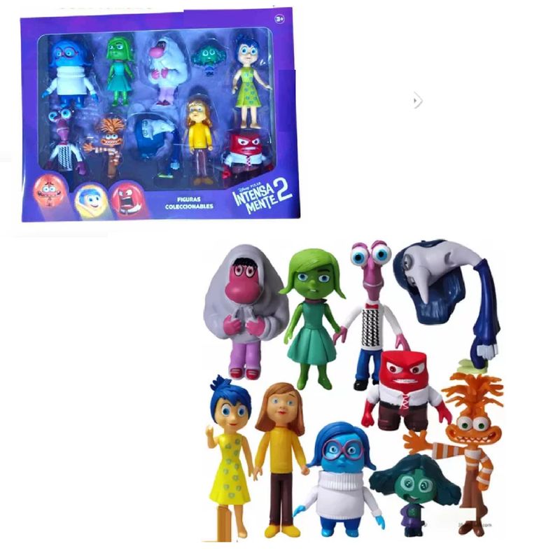 GENERICO - Nuevo Set de Muñecos Intensamente 2 10 Pcs