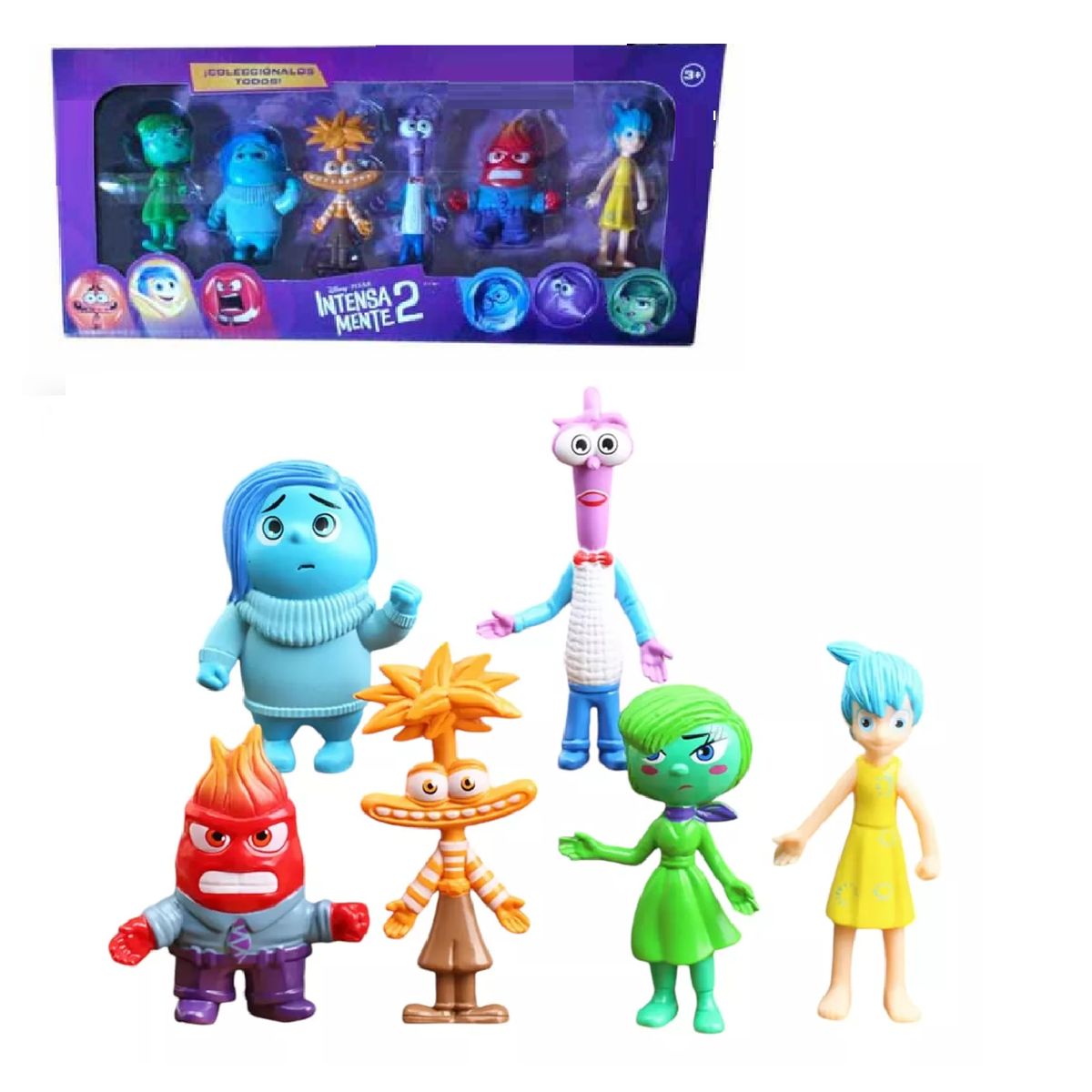 GENERICO - Nuevo Set de Muñecos Intensamente 2 6 Pcs