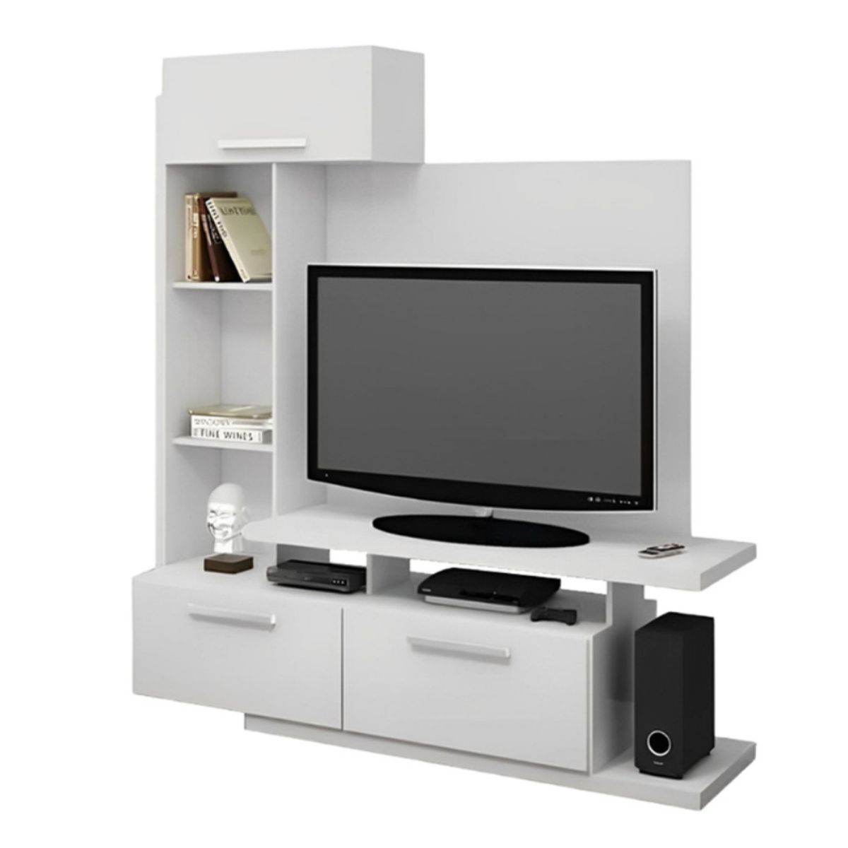 HOGAR & SPACIOS - HYS CENTRO DE ENTRETENIMIENTO CLARIZA BLANCO