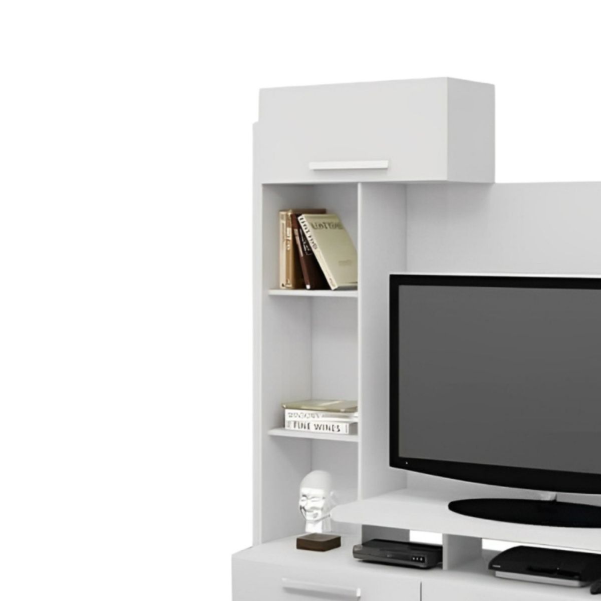 HOGAR & SPACIOS - HYS CENTRO DE ENTRETENIMIENTO CLARIZA BLANCO