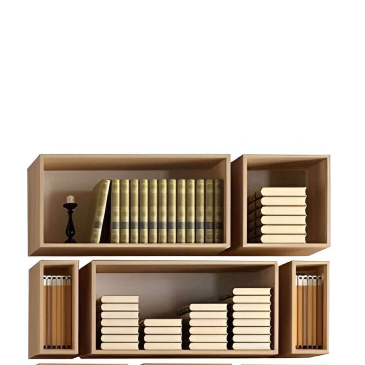 HOGAR & SPACIOS - HYS ORGANIZADOR PRISKA MADERA