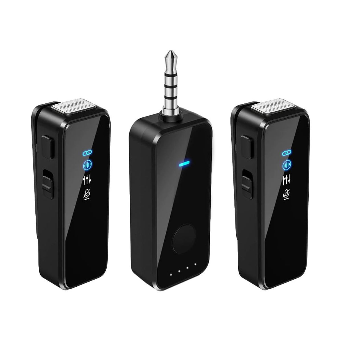 OEM - Micrófonos Inalámbricos 2 en 1 M35 para Cámaras, Celulares y Equipos