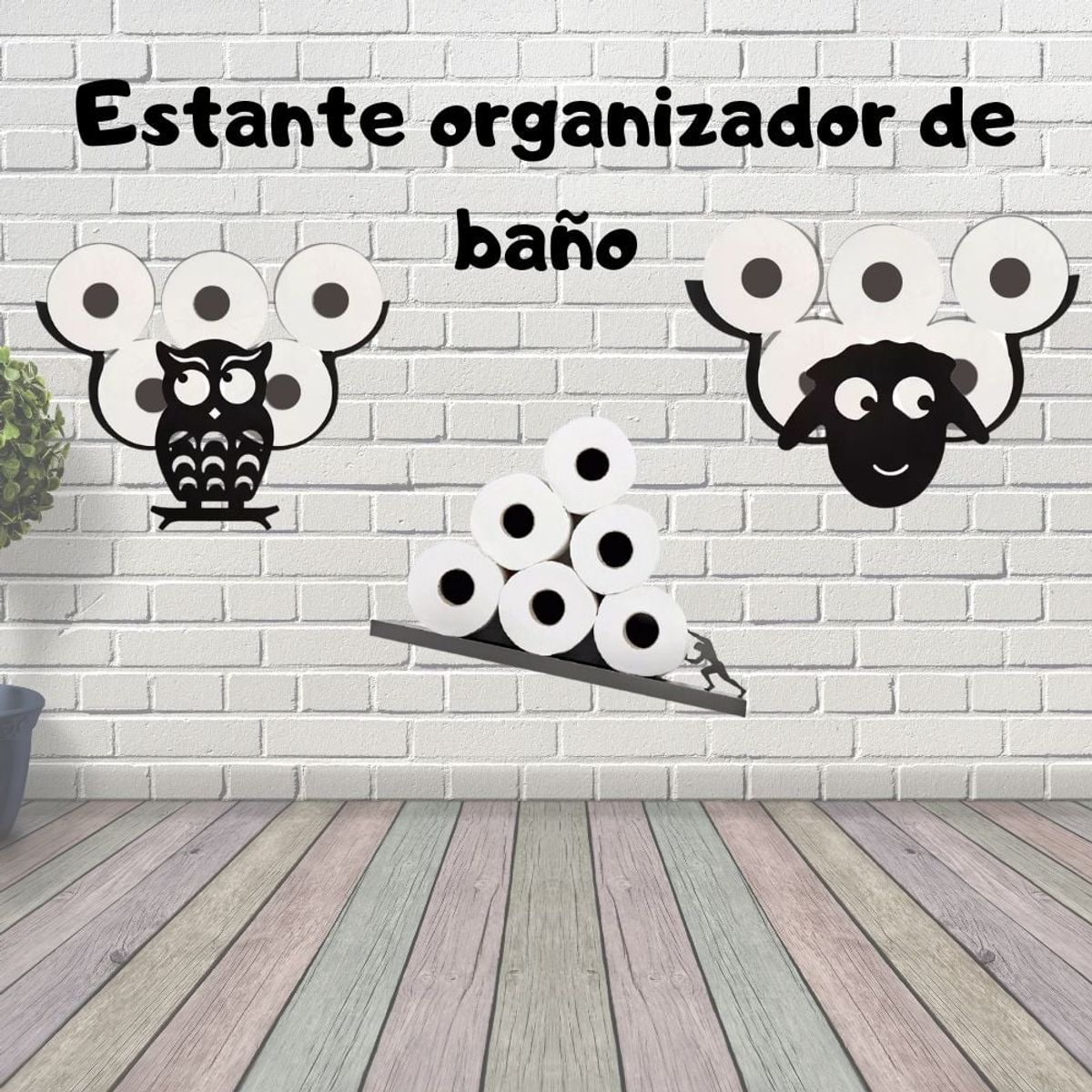 SHEEPBUSTER - Estante de Papel Higiénico de Búho