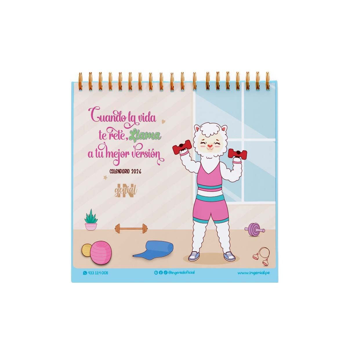 INGENIAL - Dúo de calendarios 2026 Ingenial Llami