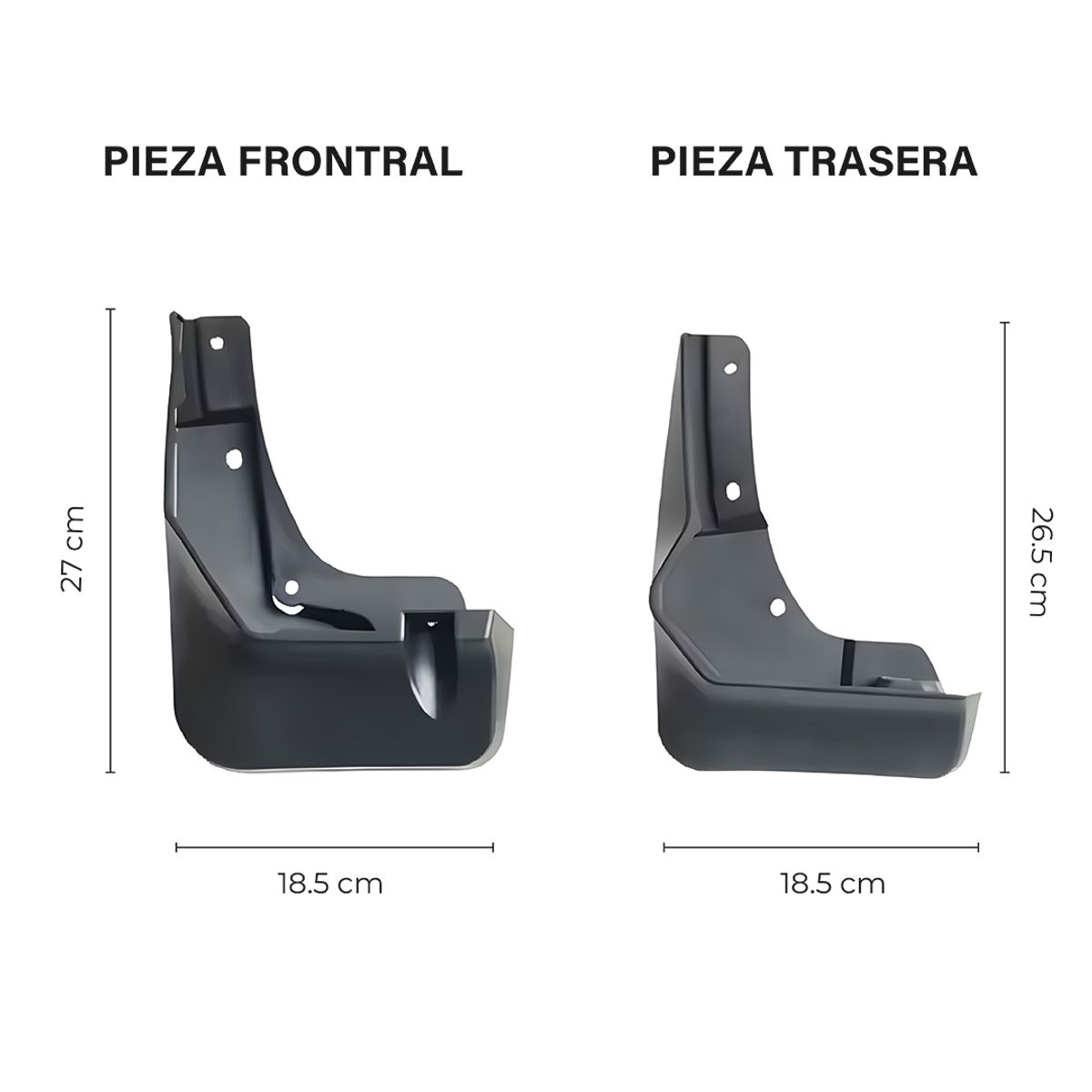 S&T - Tapabarro-Escarpines Para Hyundai Creta Prime 2022-2023
