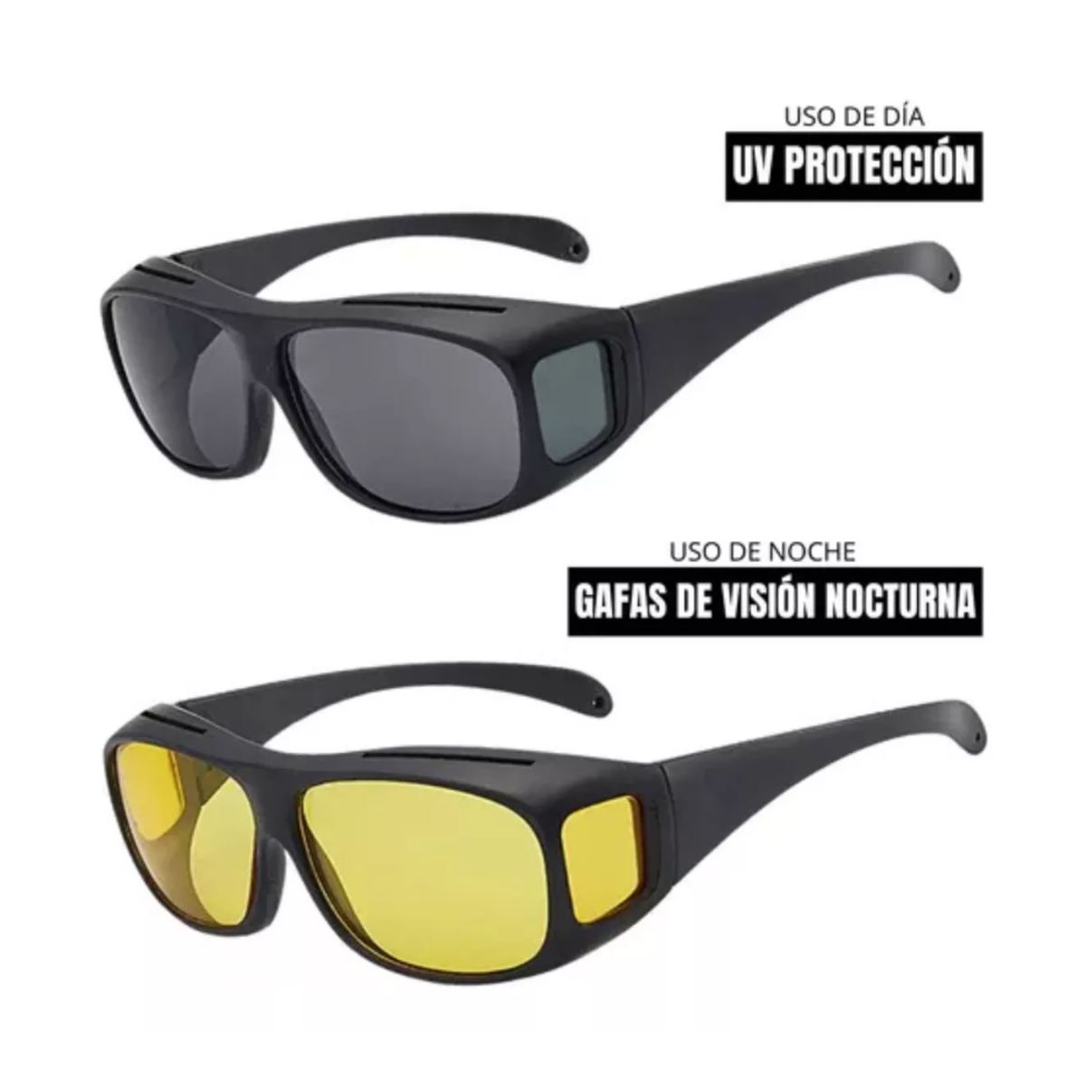 GENERICO - Lentes gafas de conduccion multifuncional UV polarizado diurno
