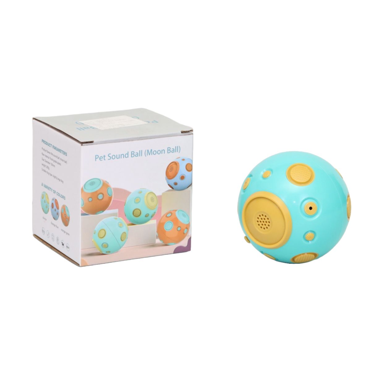 GENERICO - JUGUETE DE BOLA MULTIFUNCIONAL Y CON SONIDO PARA PERROS