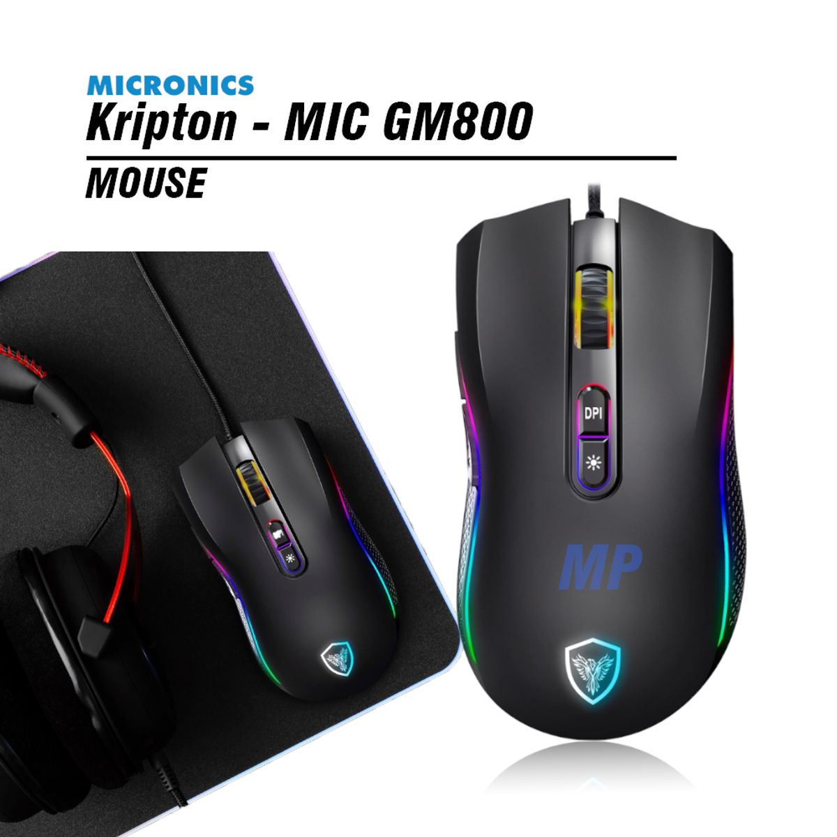 MICRONICS - MOUSE MICRONICS KRIPTON - MIC GM800