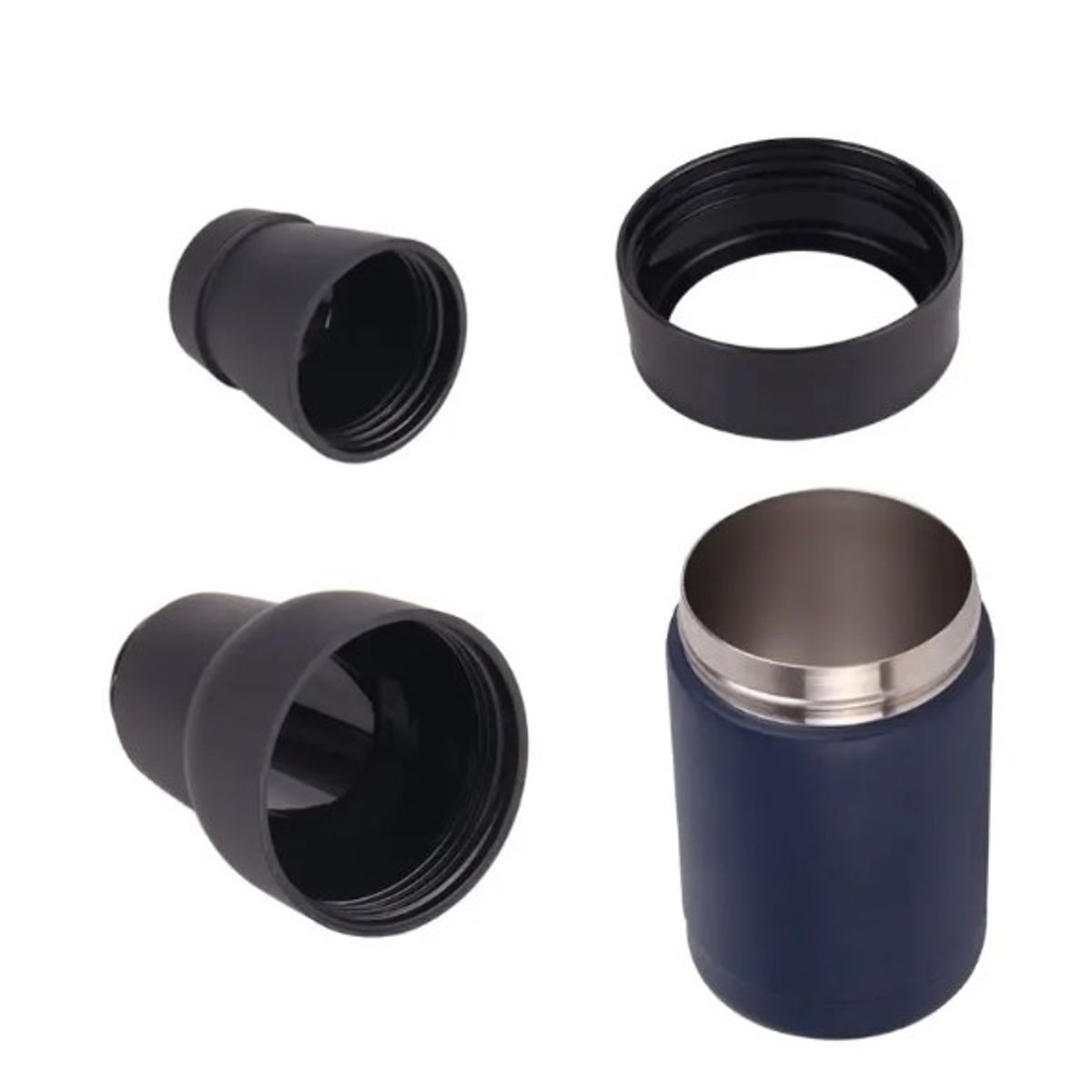 GENERICO - Vaso Térmico Enfriador de Cerveza de 355 ml Color Negro