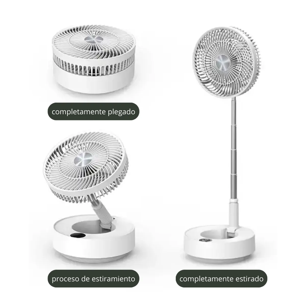 SHEEPBUSTER - Ventilador Humidificador Inalámbrico Control Remoto 8000mAh 10 horas