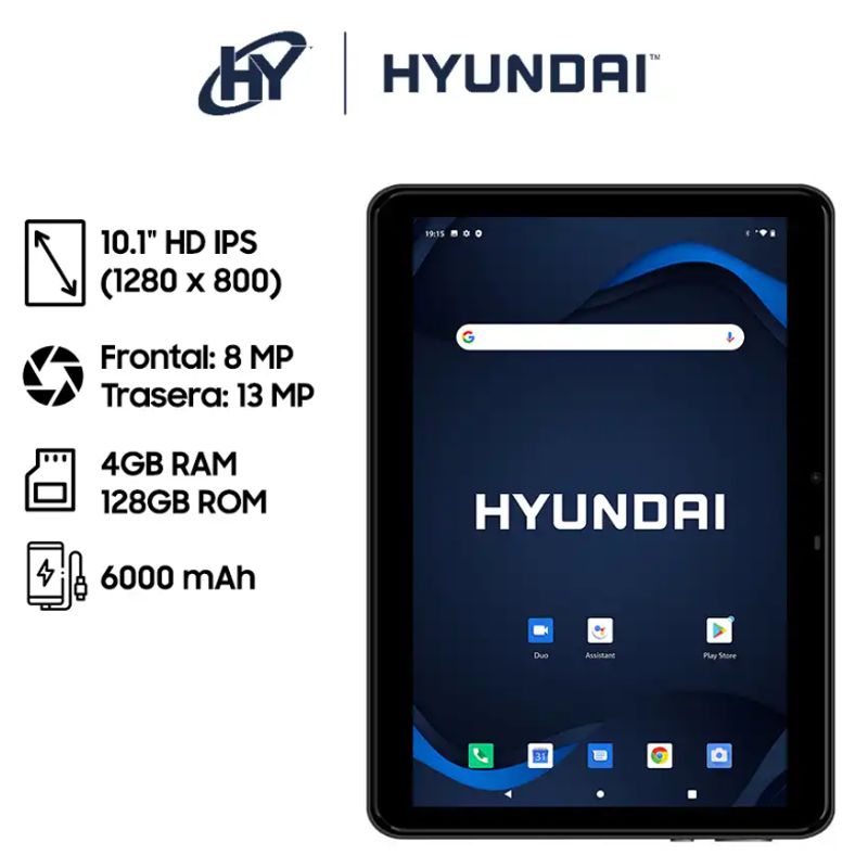 HYUNDAI - TABLET HYTAB PLUS 10LB4 OCTA CORE RAM 4GB ROM 128GB 10.1" HD ADROID 13