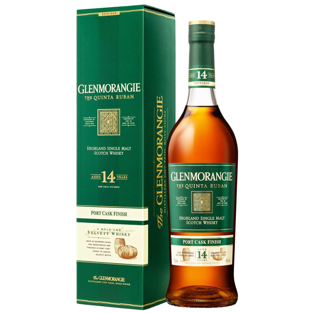 GENERICO - Whisky GLENMORANGIE The Quanta Ruban Malt Scoth 14 Y.O Botella 700 ml