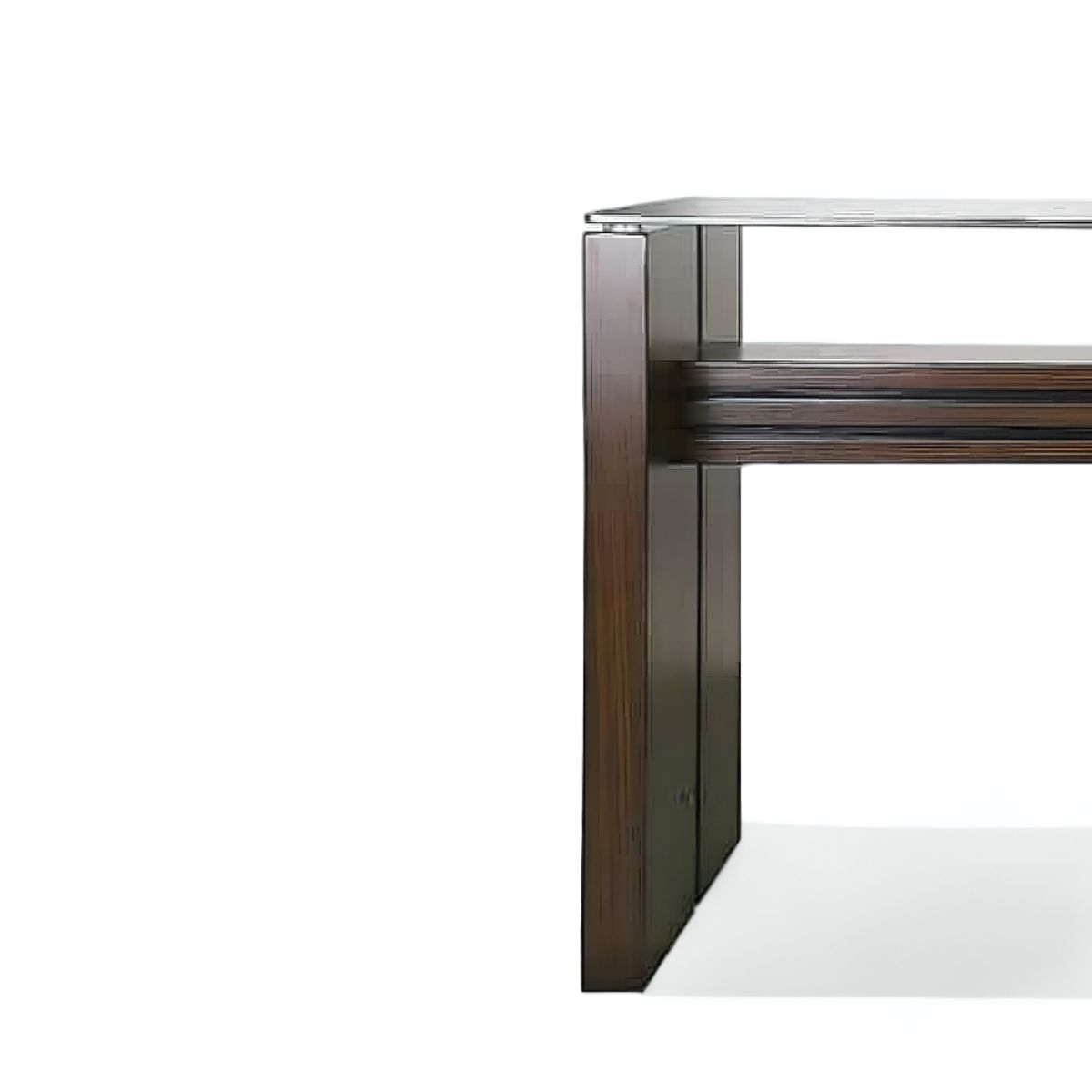 HOGAR & SPACIOS - HYS CONSOLA BRUNA MARRON OSCURO