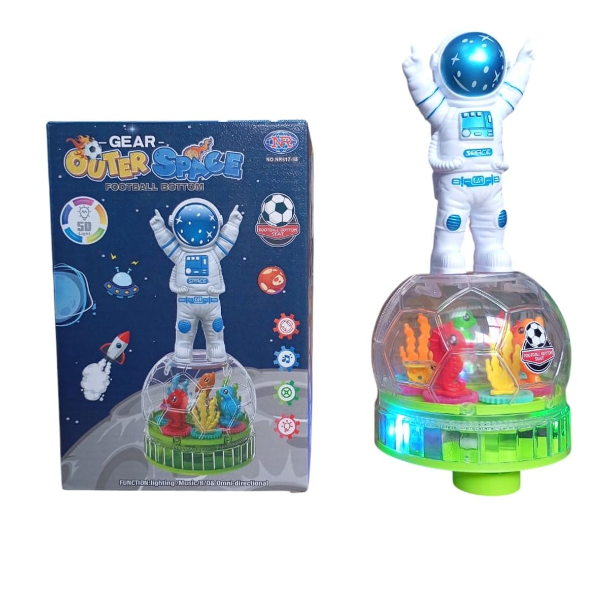 GENERICO - Astronauta Móvil Giratorio con Luces