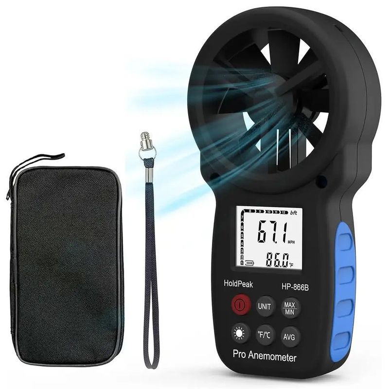 GENERICO - ANEMOMETRO ORIGINAL HOLD PEAK DIGITAL PROFESIONAL