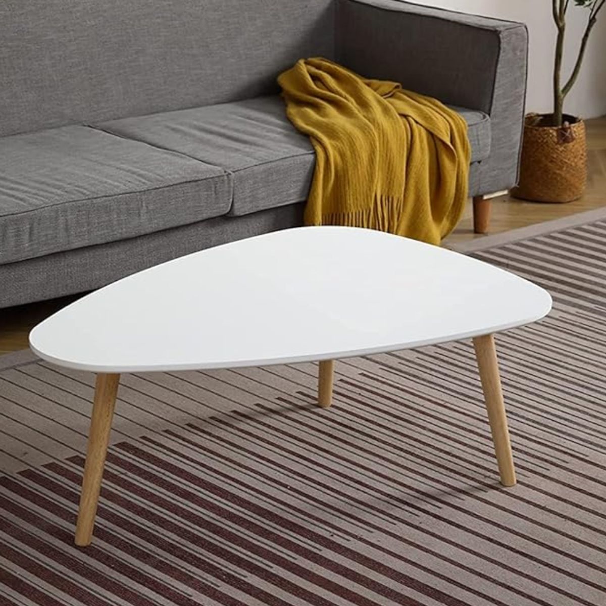 HOGAR & SPACIOS - HYS MESA CENTRO MIRTA BLANCO