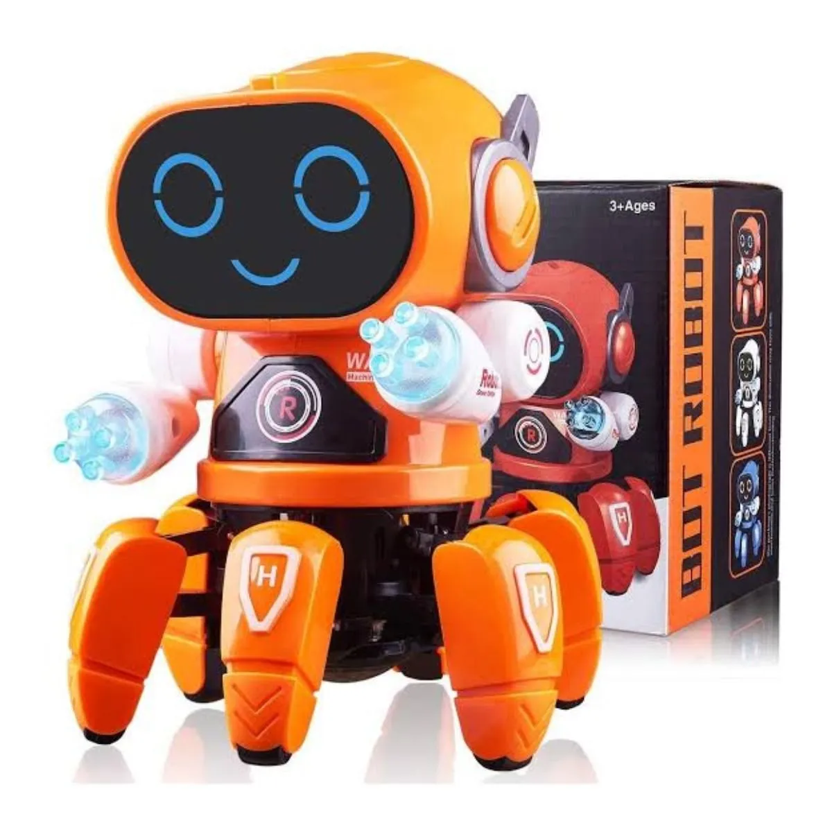 GENERICO - JUGUETE ROBOT INTERACTIVO CAMINA CON LUCES Y SONIDO NIÑOS