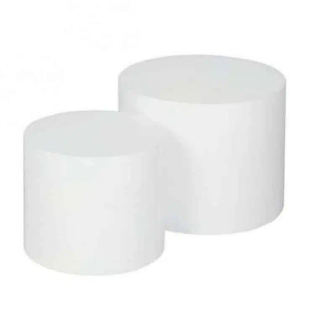 HOGAR & SPACIOS - HYS MESA CENTRO MARCOS BLANCO