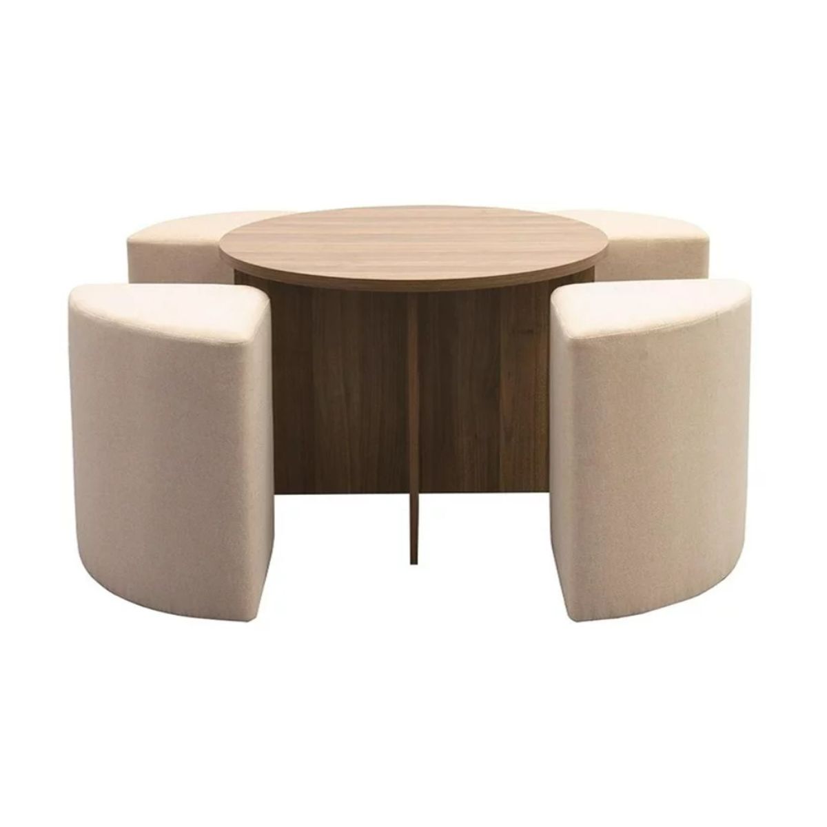 HOGAR & SPACIOS - HYS MESA CENTRO FANTINO BEIGE