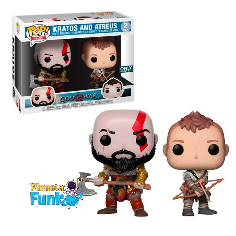 FUNKO - GOD OF WAR KRATOS ATREUS FUNKO POP 2 PACK