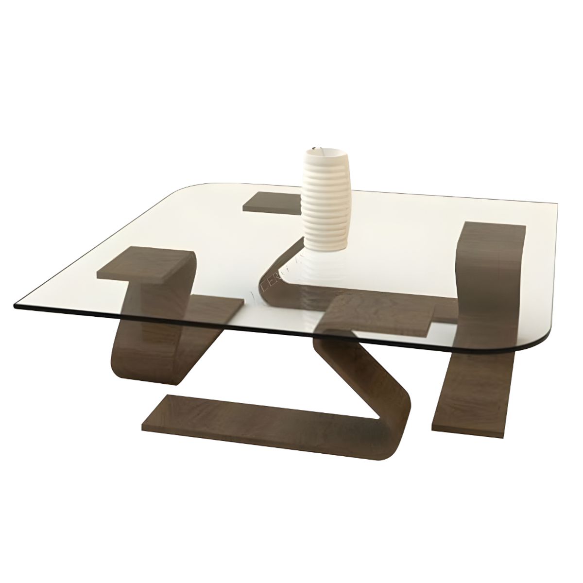 HOGAR & SPACIOS - HYS MESA CENTRO CRESSIDA MARRON CLARO