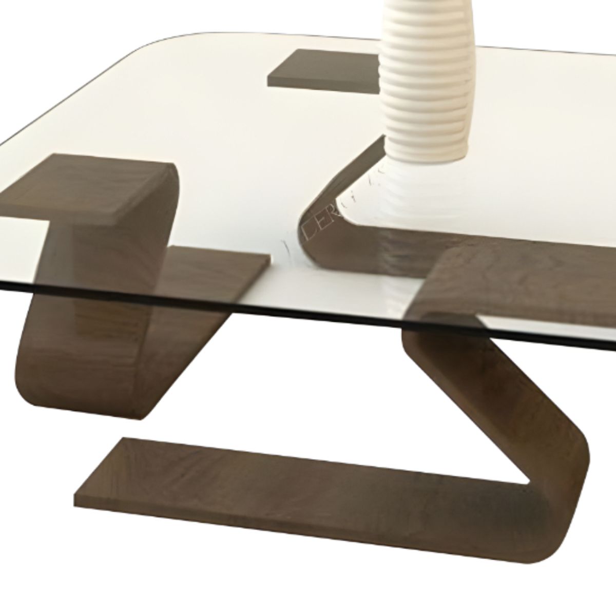 HOGAR & SPACIOS - HYS MESA CENTRO CRESSIDA MARRON CLARO