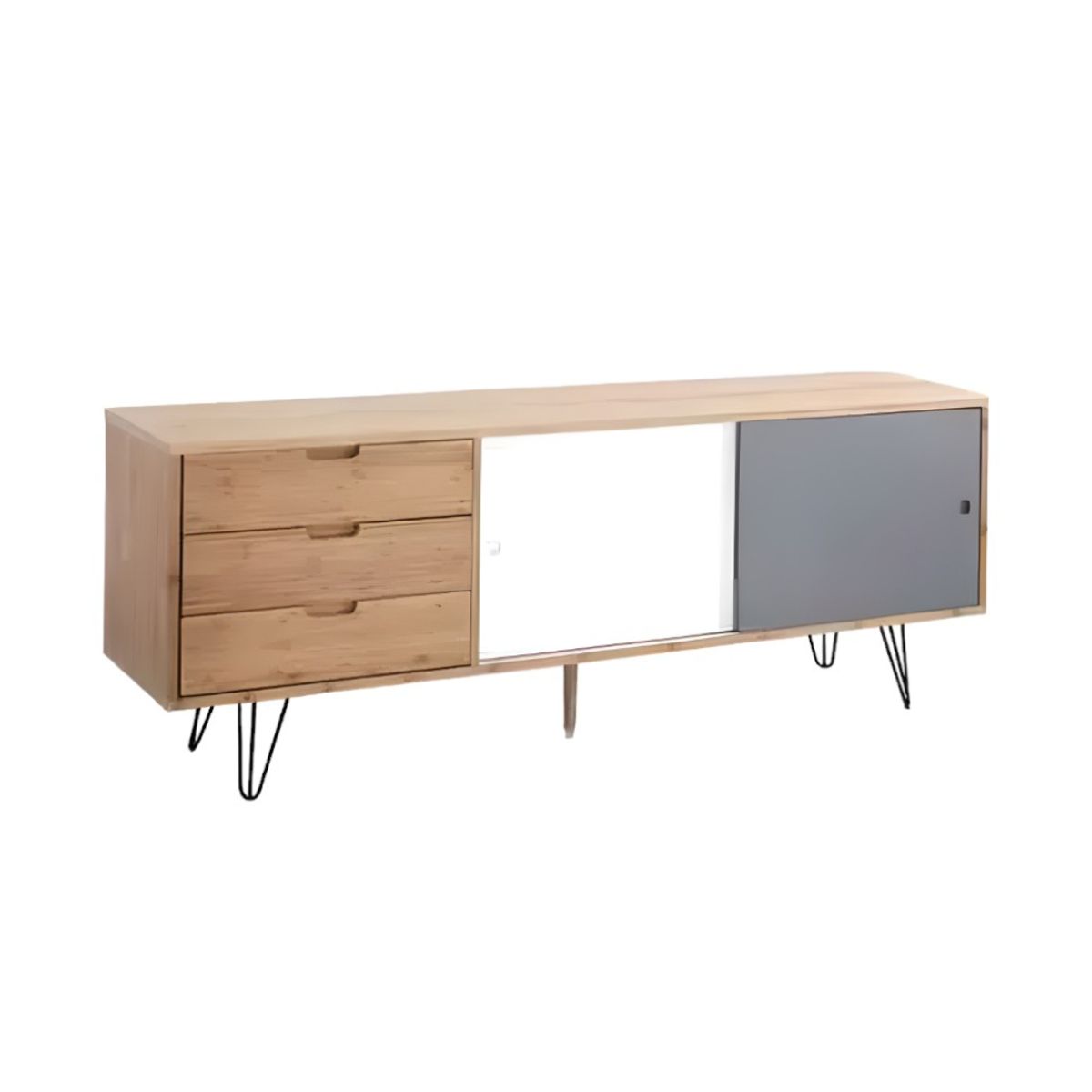 HOGAR & SPACIOS - HYS CENTRO DE ENTRETENIMIENTO BRINA MARRON OSCURO