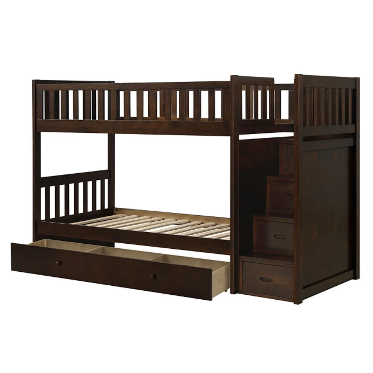 DMUEBLES - Camarote 1 Plz Gaveta Inferior + Escalera 4 Cajones - Black Friday