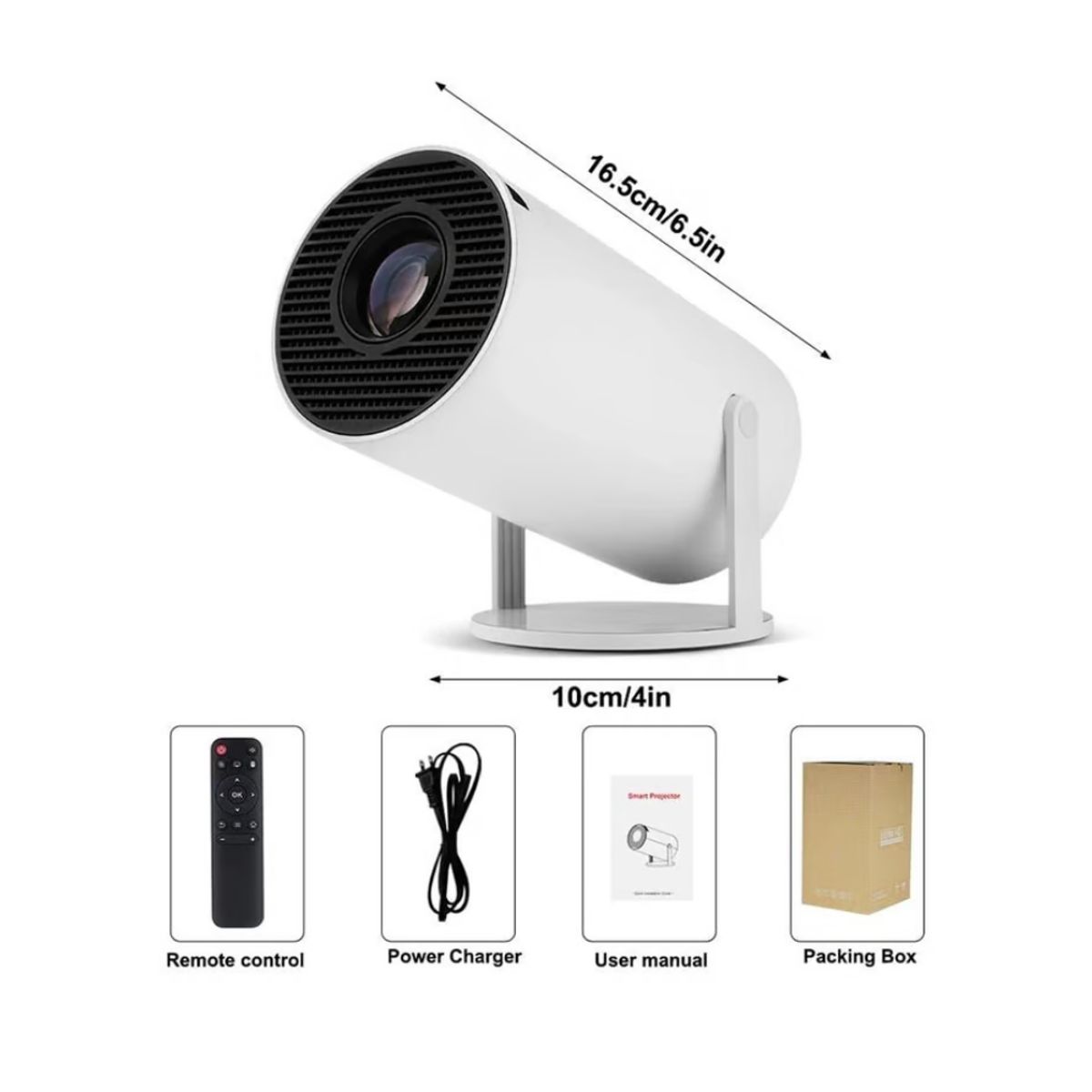 GENERICO - Miniproyector de Cine en Casa 4k Y300 Pro