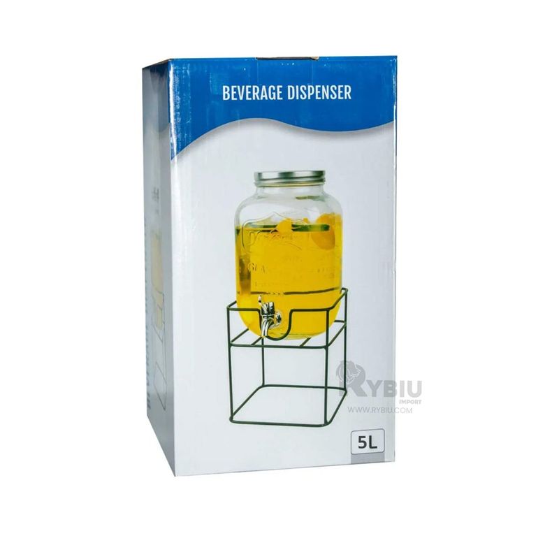 GENERICO - Expendedor Facil de Usar de 5L Y+Regalo Ligas para Peinar