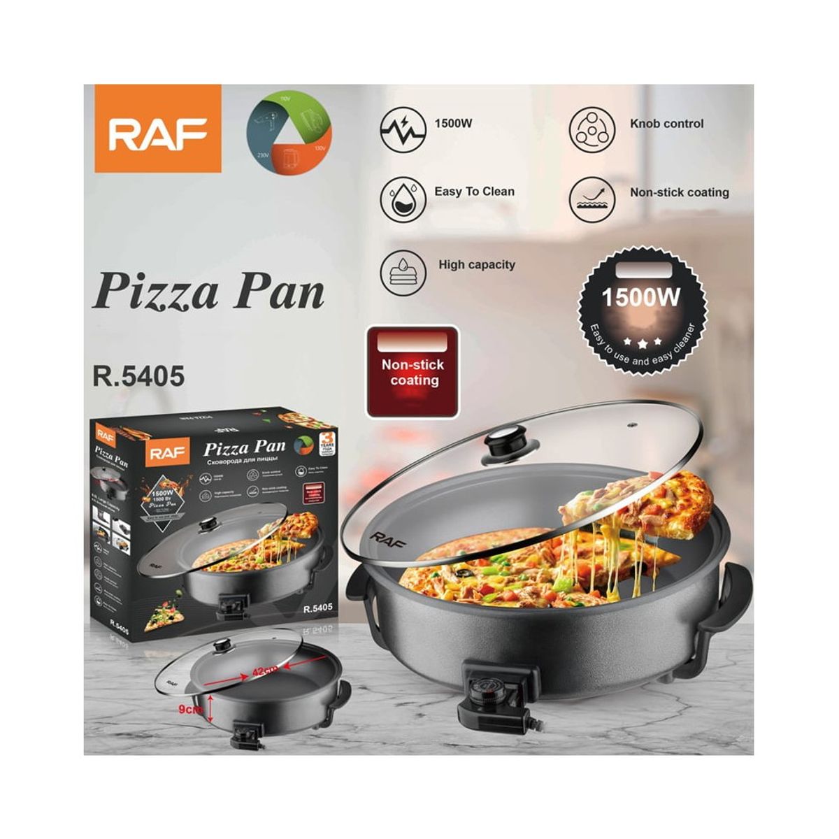 GENERICO - OLLA Y SARTEN ELÉCTRICA MULTIUSOS