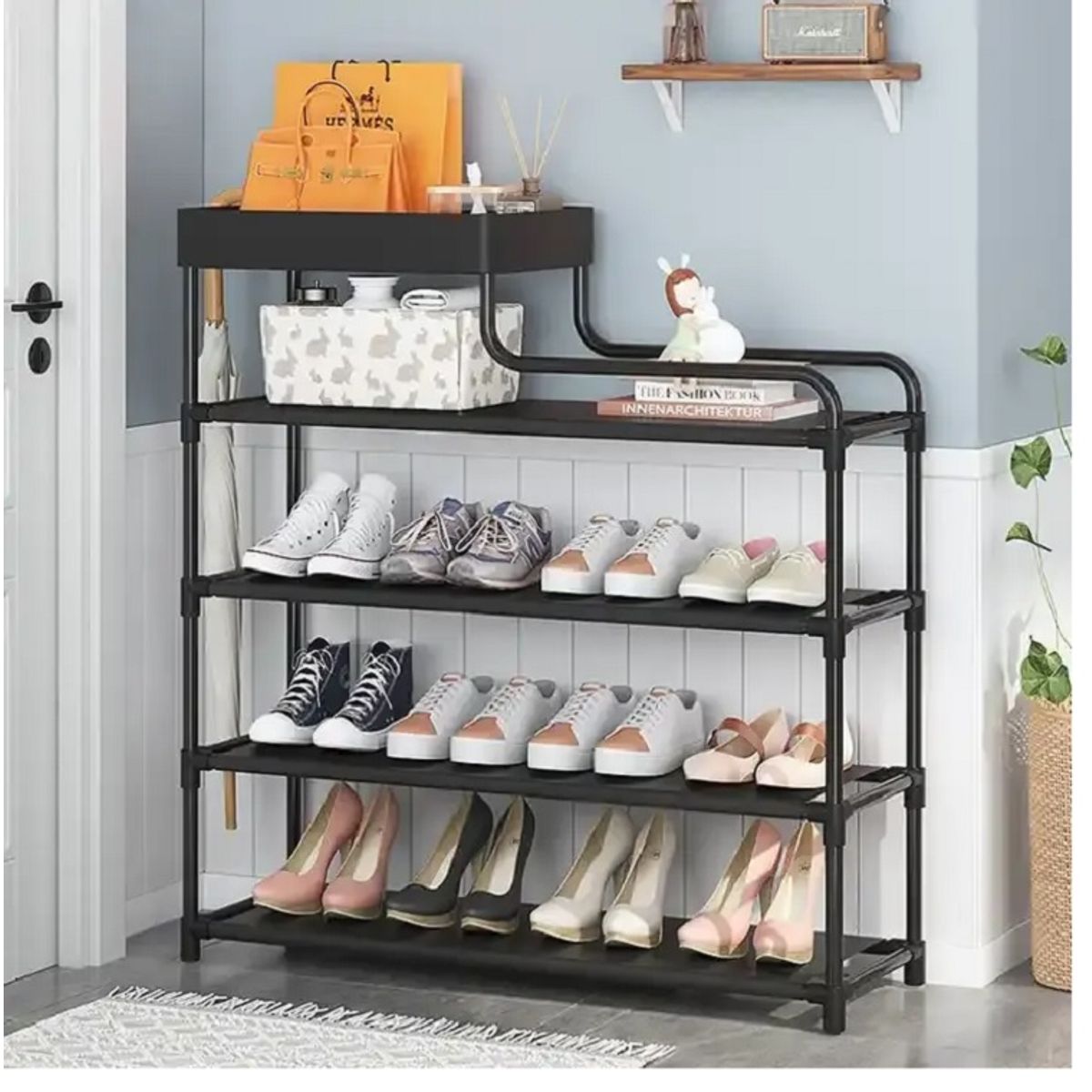 JM IMPORT - Organizador Zapatera De 5 niveles Para 20 Pares Dormitorio hogar