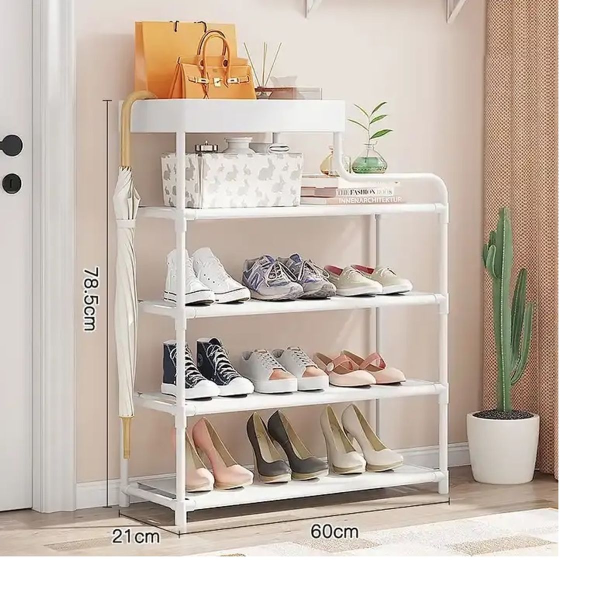 JM IMPORT - Organizador Zapatera De 5 niveles Para 20 Pares Dormitorio hogar