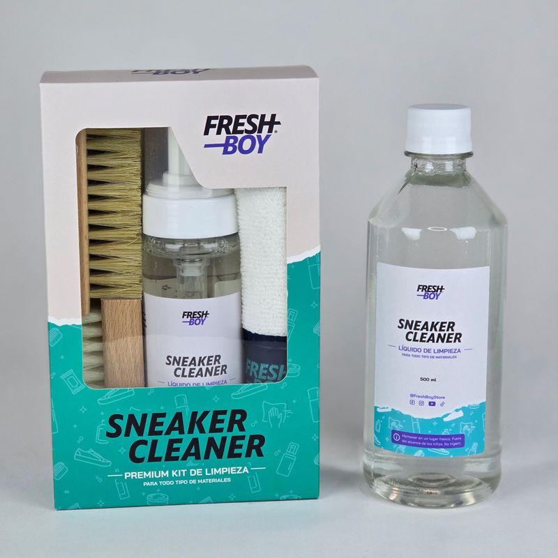FRESH BOY - FRESH PACK Kit para limpieza de zapatillas  Sneaker Cleaner