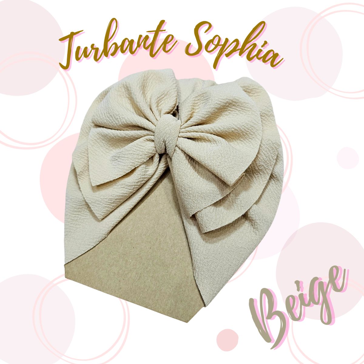 GENERICO - Turbante para bebe modelo Sophia