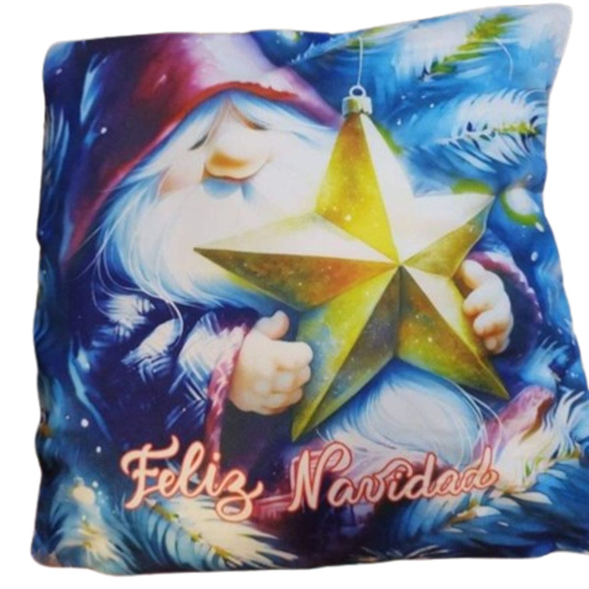 GENERICO - Funda Cojin Navideño diseño Papa Noel