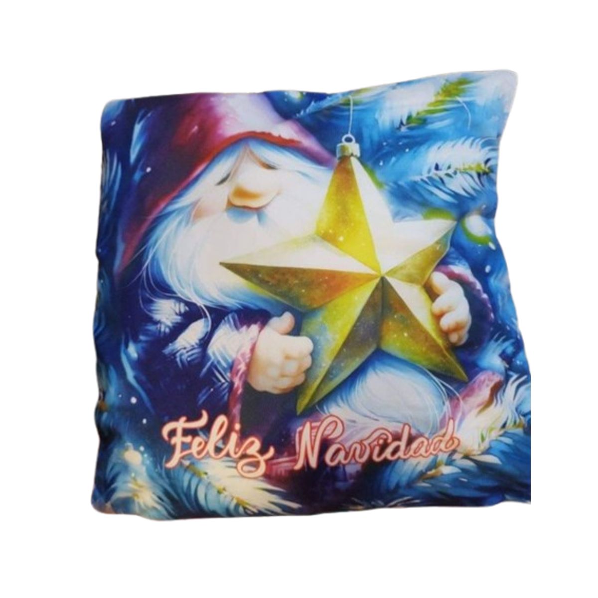 GENERICO - Funda Cojin Navideño diseño Papa Noel