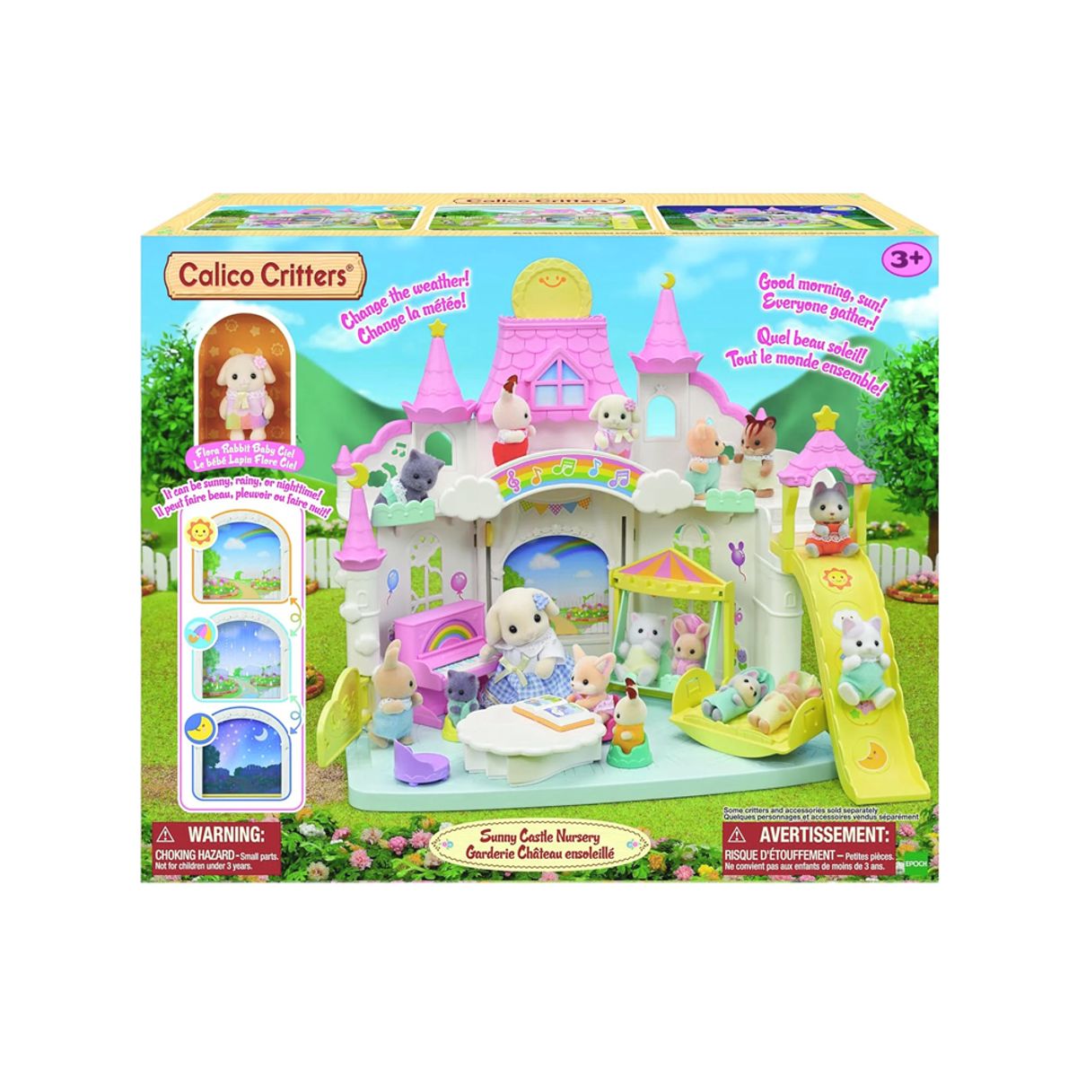 SYLVANIAN FAMILIES - Sylvanian Calico Critters Castillo Guardería Bebe Coneja