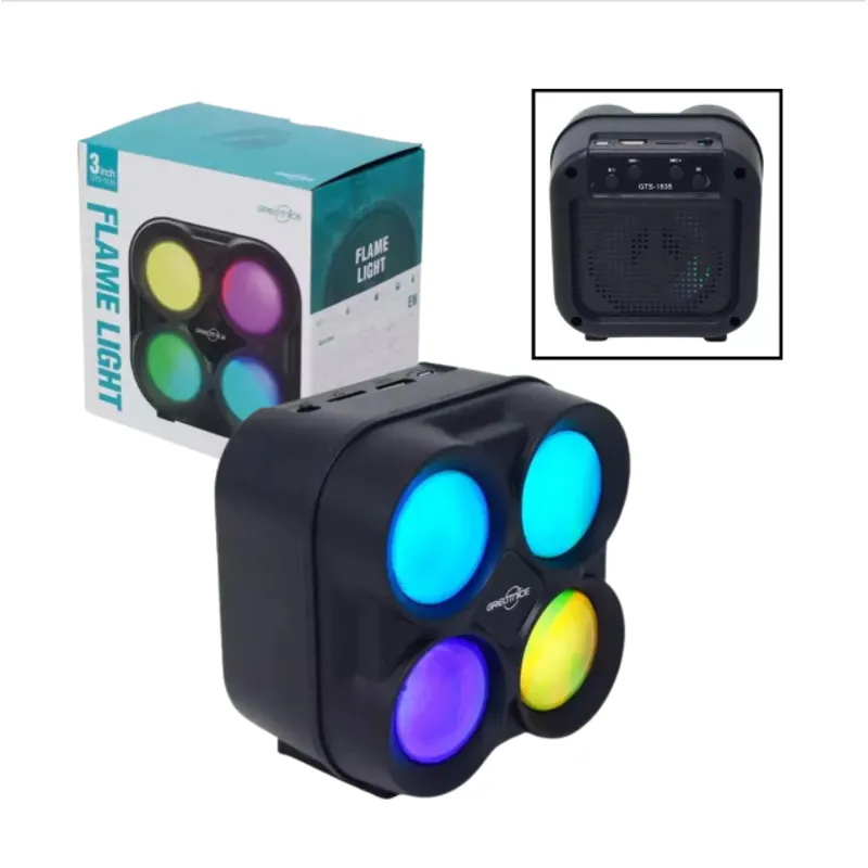 GENERICO - Parlante Portatil FLAME LIGHT 3′ GTS