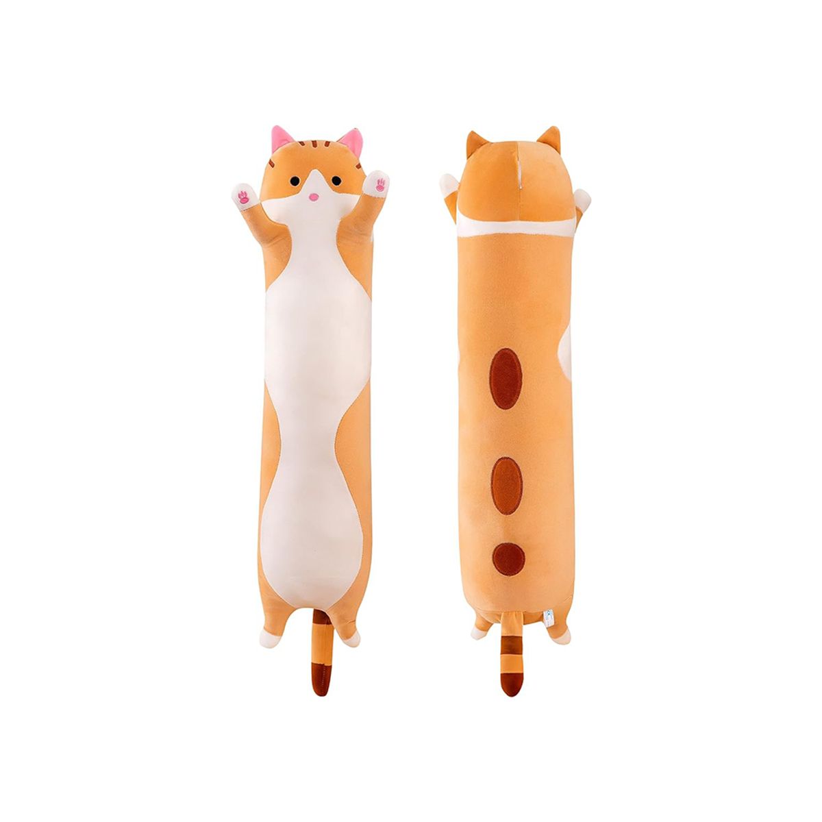 GENERICO - Peluche Largo gato Naranja 90 cm