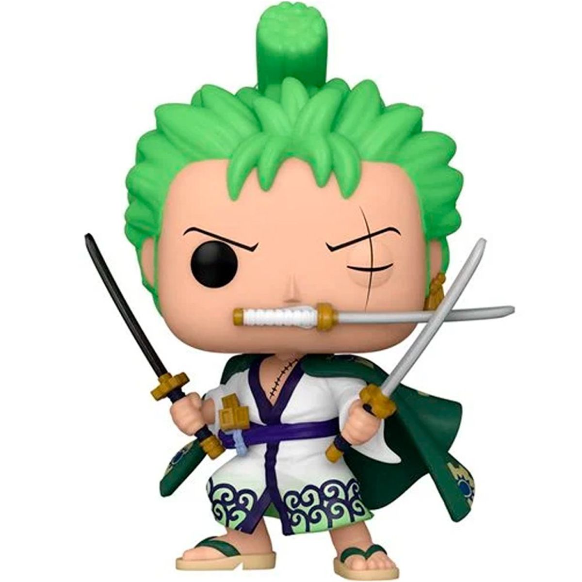 FUNKO - Funko POP One Piece Zoro con 3 Espadas