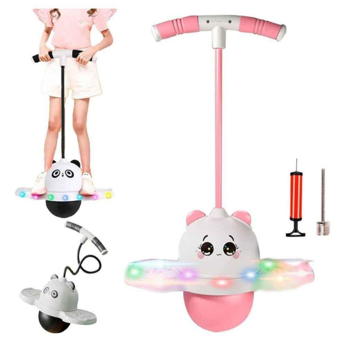 GENERICO - Jumping Saltarin Pelota Saltarina Luces Led