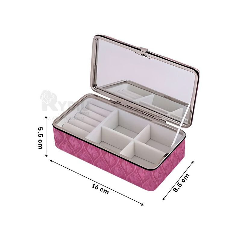 GENERICO - Estuche Moderno para Maquillaje Rosado Y+Ligas de Regalo