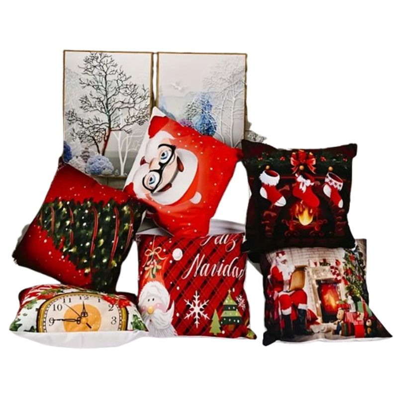 GENERICO - Funda Cojin Navideño - Diseño al Azar