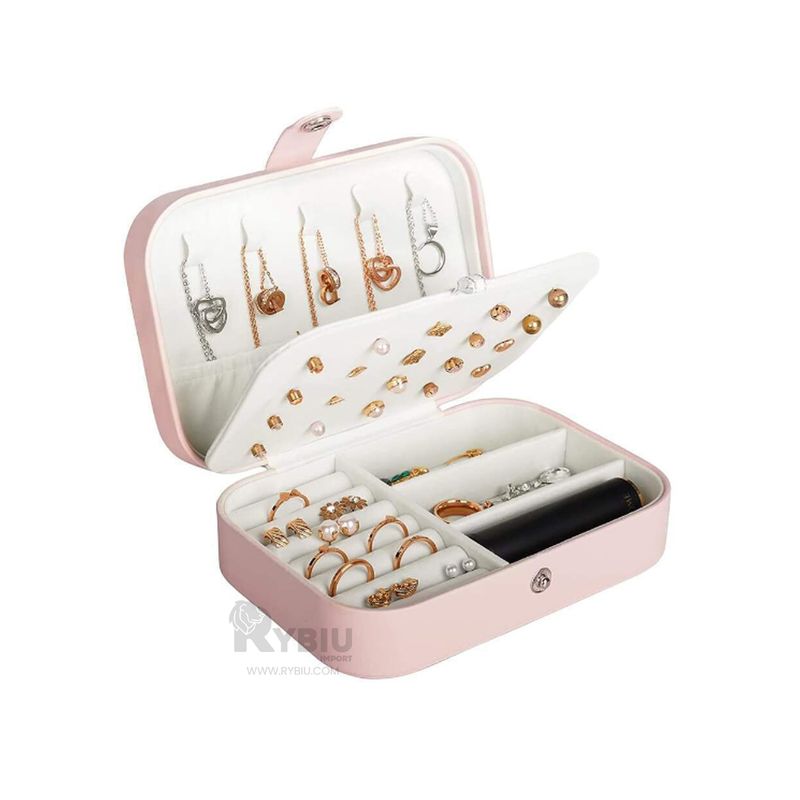 GENERICO - Estuche Util para Joyas de Rosado Bebe Y+Regalo Stickers